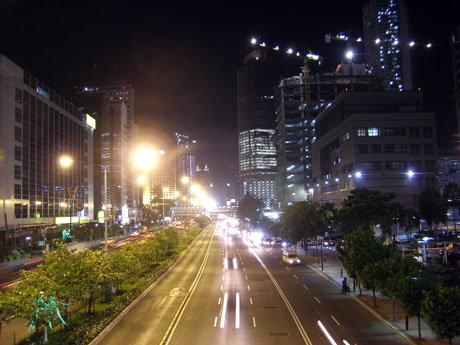 Jakarta keine Seitenstraße